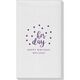 Confetti Dots Her Day Linen Like Guest Towels Image 2 of 3